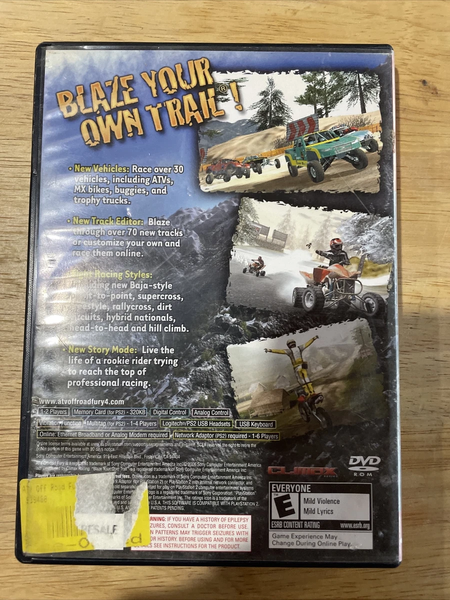 ATV Offroad Fury 4 For PlayStation 2 | eBay