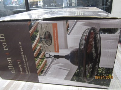 Valdosta 20 In Brushed Bronze Indoor Outdoor Ceiling Fan 3 Blade