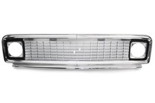 71-72 Chevy C10 Truck Polished Aluminum Outer Inner Grille Shell W Bezels