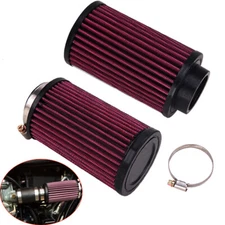 For Yamaha Banshee YFZ350 Carburetor Air Pod Filters Filter Pair 26mm Stock Carb