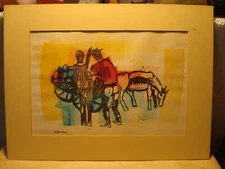 G. Geltman Print  VENDORS? CART DONKEY GOOD