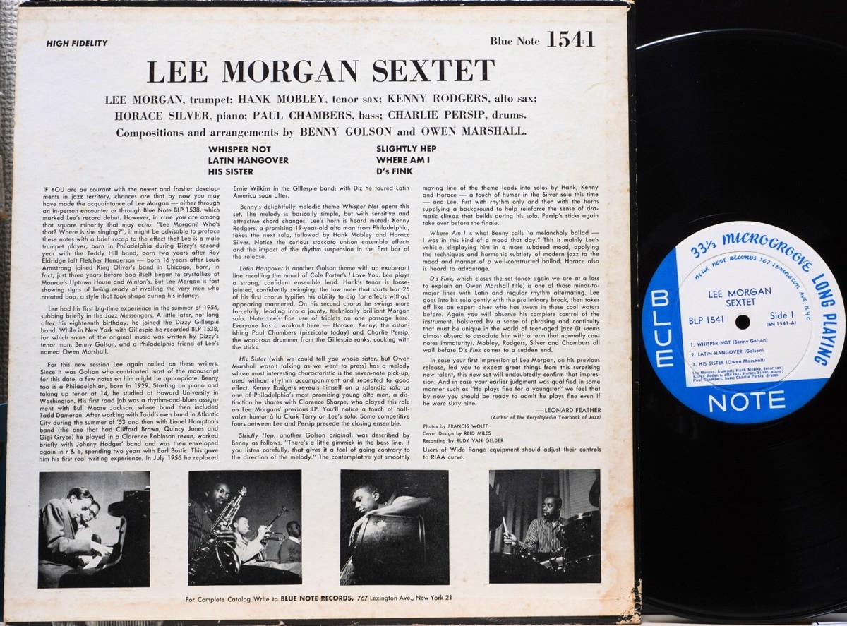 洋楽 Lee Morgan Sextet Blue Note 1541 LP LEE MORGAN 