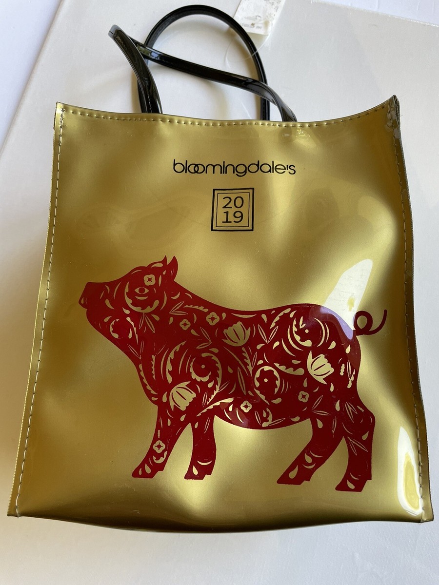 Bloomingdale's 2019 Lunar New Year Little Brown Tote Year of the