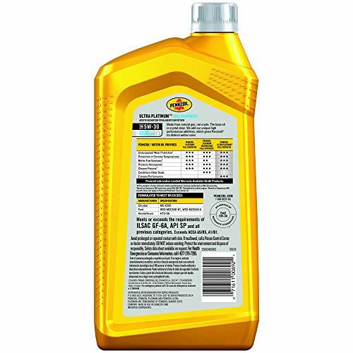 Pennzoil Ultra Platinum Full Synthetic 5W-30 Motor Oil (1