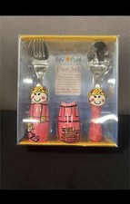 Eat4Fun Pink Girl Fork And Spoon Set