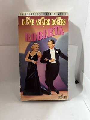 Roberta 1993 VHS Irene Dunne Fred Astaire Ginger Rogers Randolph Scott Excellent