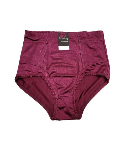 Women High Waist Full Coverage Satin Pockets Tummy Control Brief Girdle Panties - Picture 12 of 17