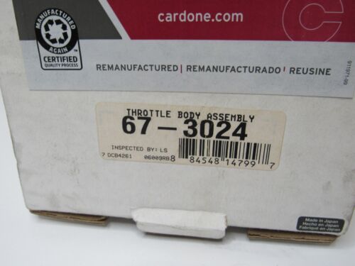 Cuerpo del acelerador de inyección de combustible Cardone 67-3024 sin núcleo #US21 - Imagen 2 de 7