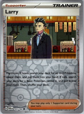 Larry (165/182) - SV04 Paradox Rift - Moderately Played Reverse Holofoil