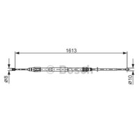 Bosch Handbremsseil Bremsseil Hinten Links Passend FüR BMW X3 E83 1 987 477