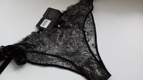 AGENT PROVOCATEUR RARE SOIREE SIANNA BRA 34B & TIE SIDE BRIEF 4 LARGE UK 12 BNWT