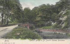 Bury, Gtr Manchester - Nuttall Bridge St Jacobs Ladder, Holcombe, local pmk 1904