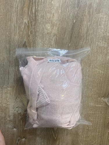 Natori Robe Women Large Blush Pink Chenille Cardigan Wrap EUC - Picture 7 of 7