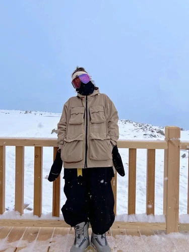 Man Woman Skiing Baggy Pants Warm Loose Skying Ski Trousers Winter Snow Pants - Picture 17 of 24