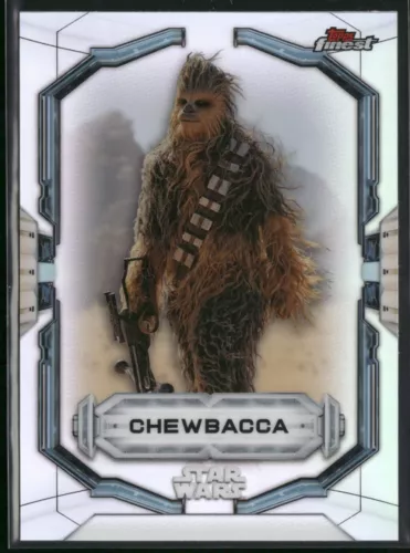 Star Wars Topps Finest 2022 Extended Base Short Print Refractor Chewbacca 106