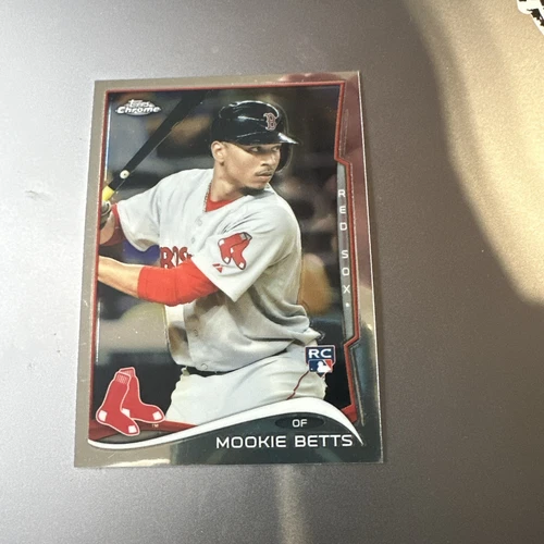 2014 Topps Chrome Mookie Betts RC ROOKIE RED SOX DODGERS