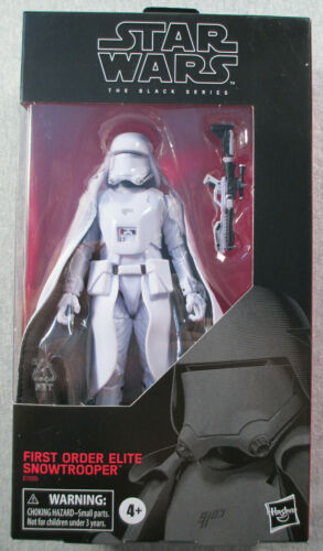 First Order Elite Snowtrooper - Sealed 6" inch series figure - Star Wars Black