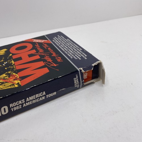 The Who Rocks America 1982 American Tour VHS - siehe Bilder - Bild 9 von 9