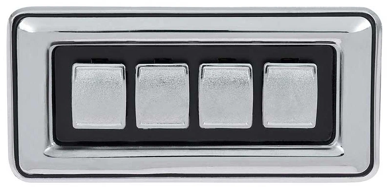 OER Convex Style Power Window Switch For 1977-1978 Charger Fury and Monaco - Image 2 of 4