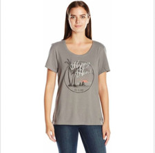 NEW Life is Good Crusher Scoop T-Shirt, Happy Hour, Size M (Medium)