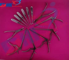 Kerrison Rongeurs Codman Bone Curettes 13Pcs Orthopedics Surgical Instruments DH