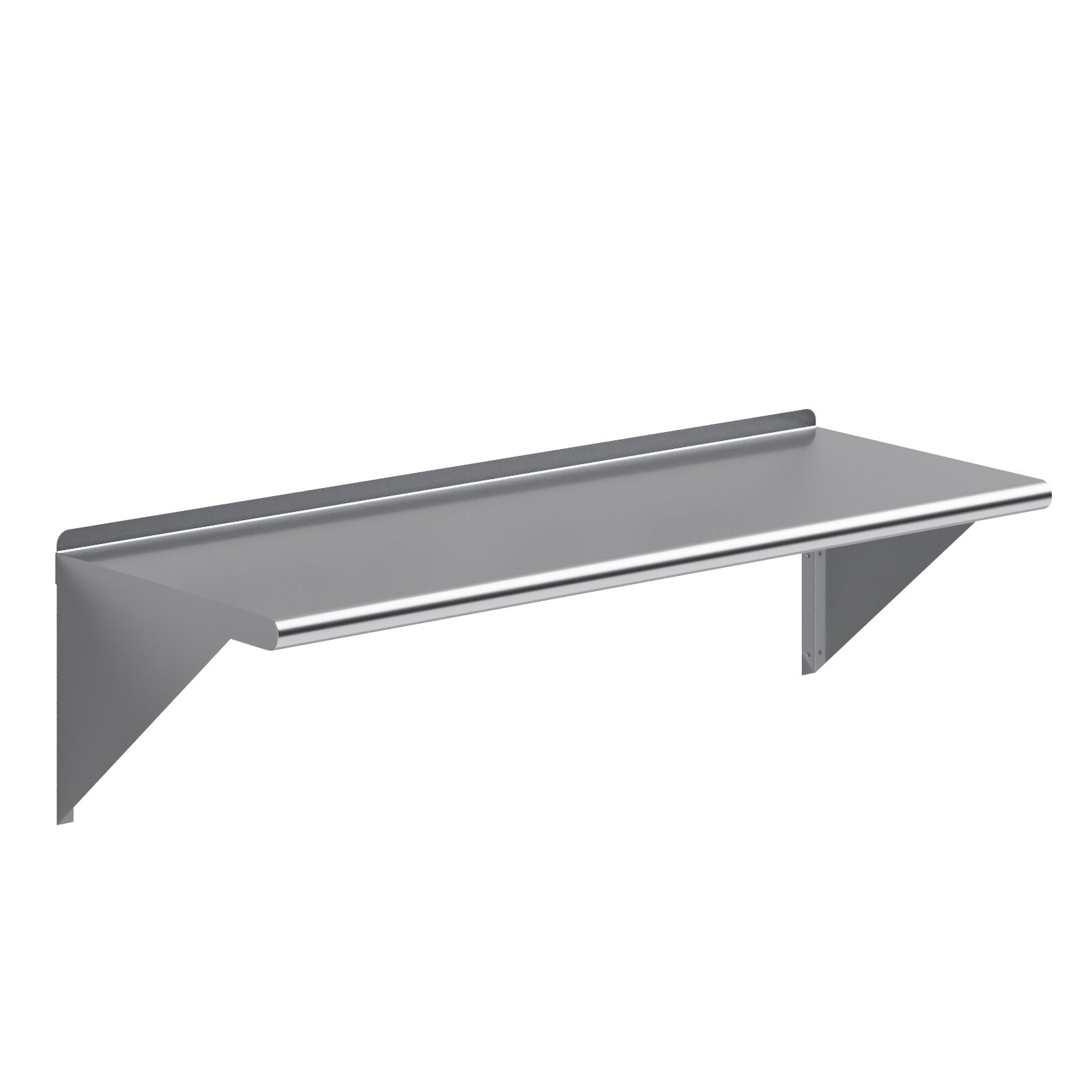 18 in. x 48 in. Stainless Steel Wall Shelf 18x48 Shelving