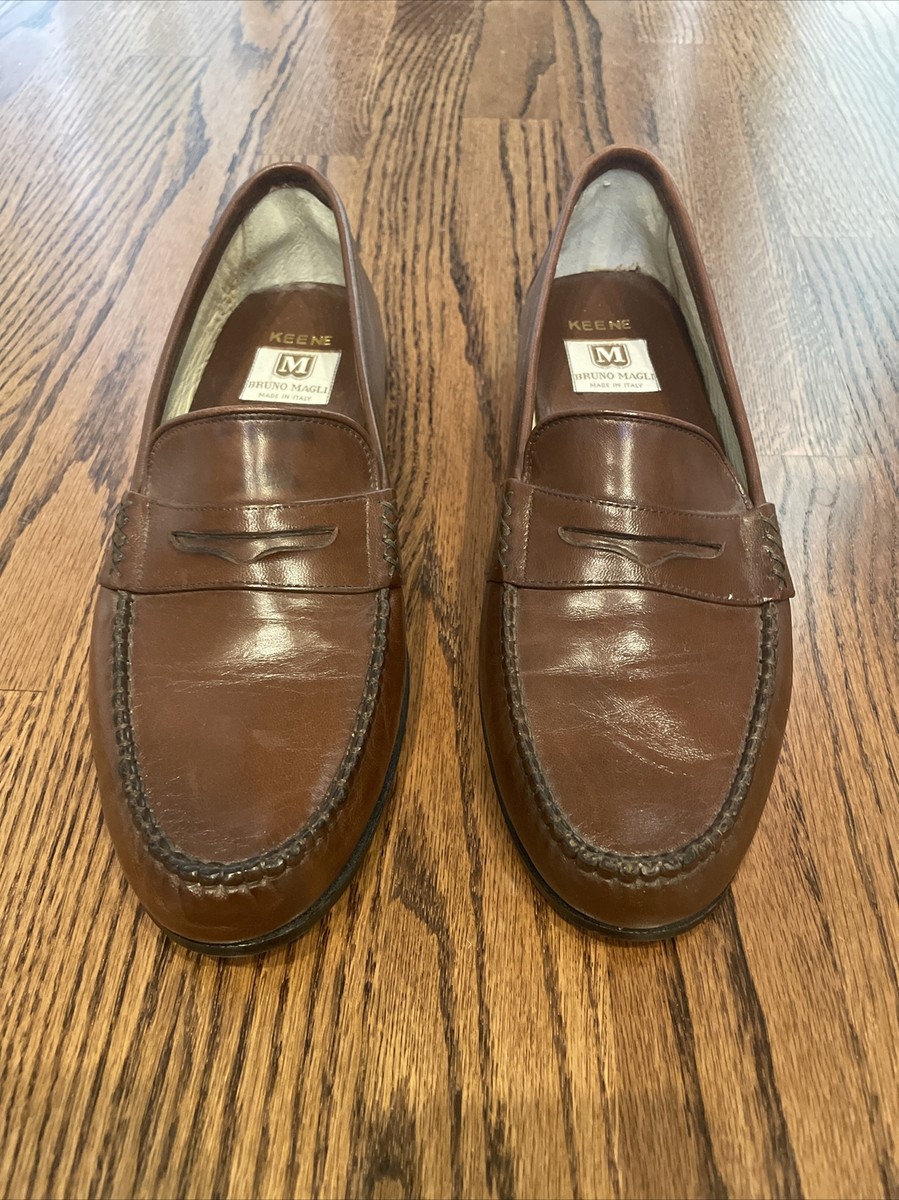 bruno magli Women leather loafers shoes 9.5 | eBay