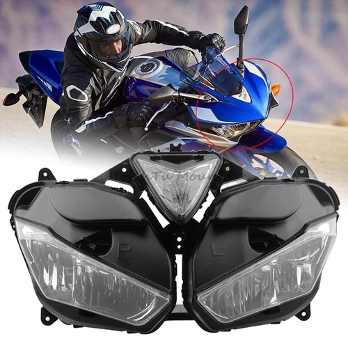Motorcycle Accessories Front Headlight Fit for Yamaha YZF-R3 YZF-R25 2013-2018