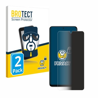 2x Blickschutz Panzerfolie für Xiaomi Redmi Note 11 Pro+ 5G Privacy Schutzfolie
