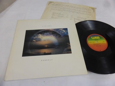 GANDALF - VISIONS ,GERMANY ,WEA ,1981, EX/VG+