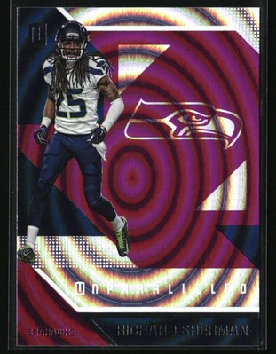2016 Panini Unparalleled #132 Richard Sherman Purple Ellipse