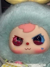 Big Baby Trendsetter RABBIT PARADISE RARE PINK GLITTER EYES AUTHENTIC W/Box