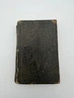 1843 Language of Flowers Illustrated Poetry Antique Leather HC Color Plates