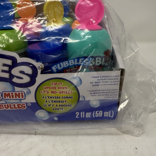 Fubbles kein Verschütten Seifenblasenbecher Minis Party Gastgeschenk 2 Unzen Lösung & Stab (12er-Packung) - Bild 4 von 11