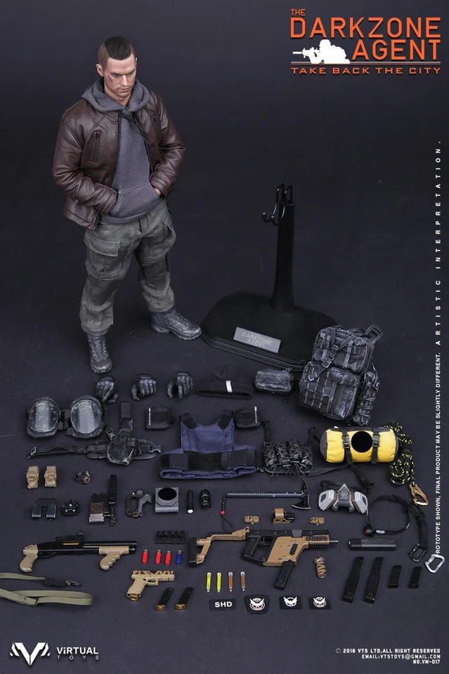 VTS Toys The Division THE DARKZONE AGENT 12in Action Figure Doll Model VM-017 - Image 2 of 2