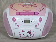 Hello Kitty KT2028B CD Player Radio Cassette Boombox 2007 - TESTED - 