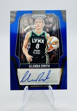 2025 Panini Prizm WNBA Alanna Smith #SG-AS Blue Prizm Autograph /75 Lynx