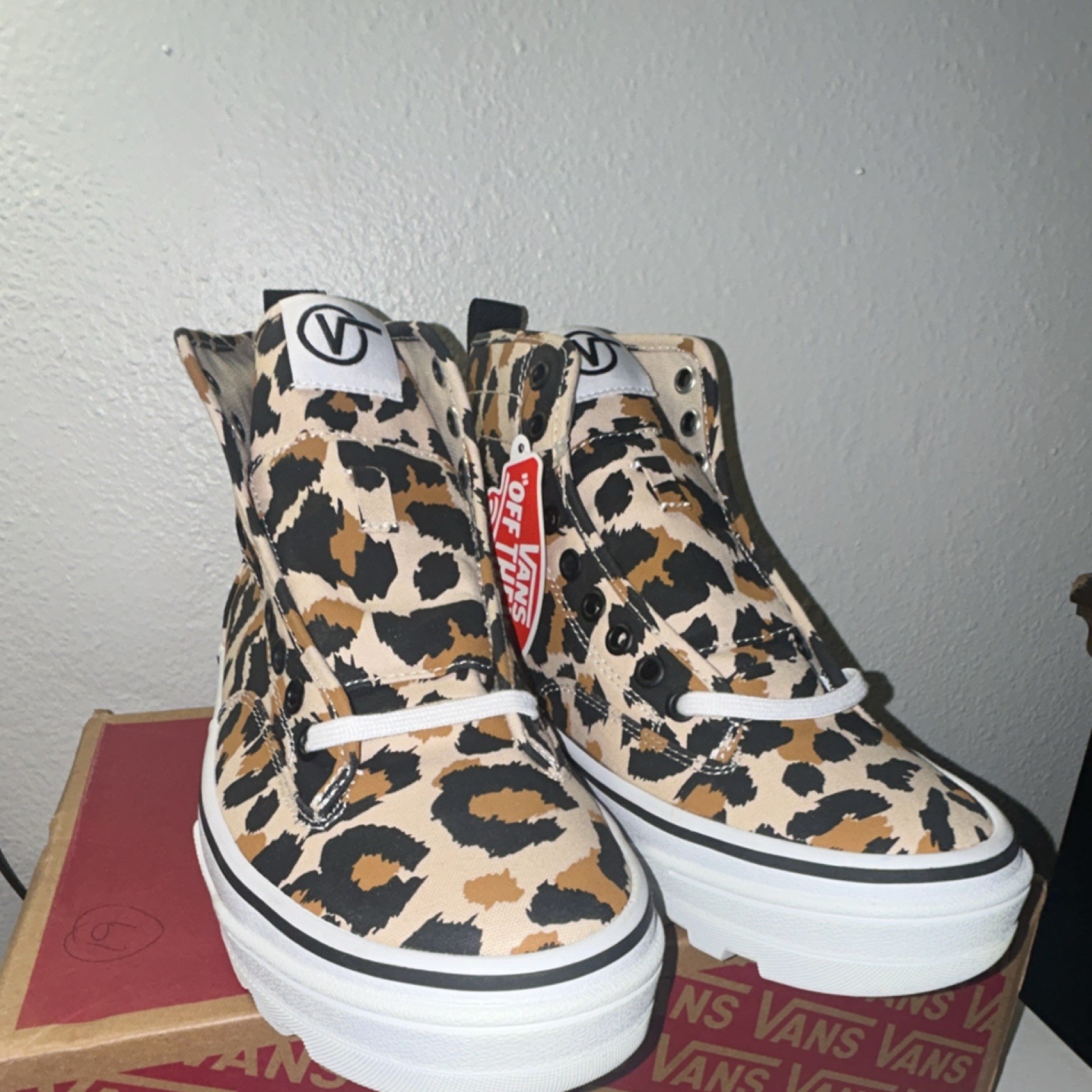 Leopard Print Beige Black