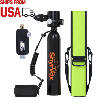 Mini Scuba Diving Tank 0.5L Portable Lung Tank, 6-10 Minutes Underwater Diving