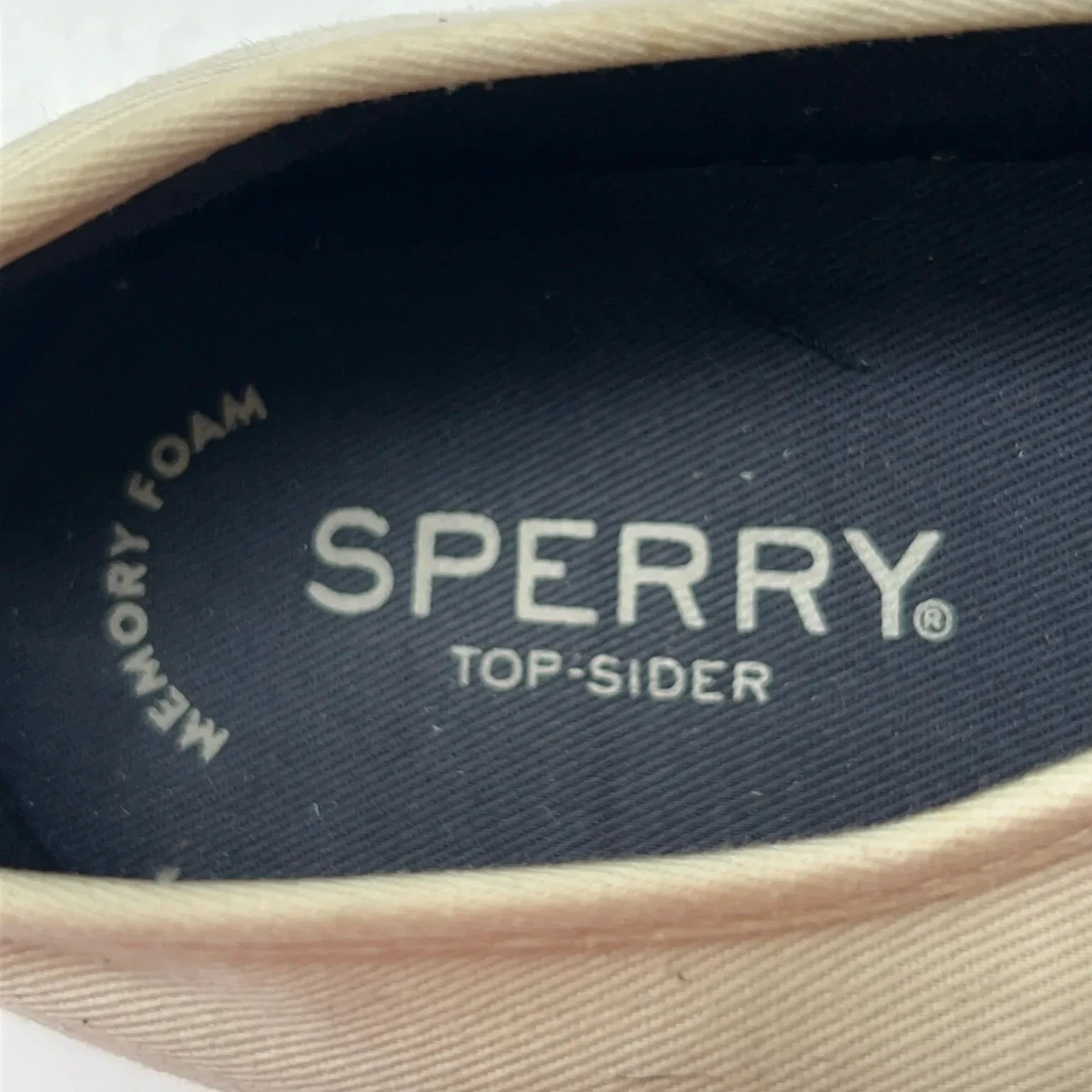 Sperry Top Sider, Canvas Sneaker, Größe: 38, model: crest vibe, Weiß/Braun #nGc
