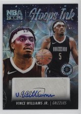 2023-24 Panini NBA Hoops Premium Stock Ink Prizm /75 Vince Williams Jr Auto 00zd