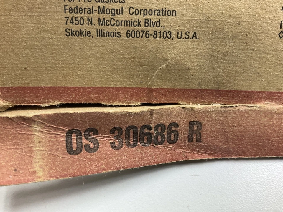 Junta de cárter de aceite del motor Fel-pro OS30686R 1998-2003 Ford Escort 2,0 L Foto 4 de 4