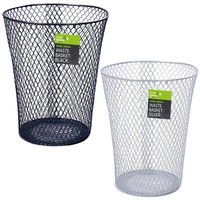 1/2x Wire Mesh 9 Waste Basket Bin Paper Rubbish Home Office Kitchen Bedroom New