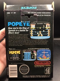 The Original Popeye Arcade Classics Series - Bandai / Nintendo NES HOL - Complet