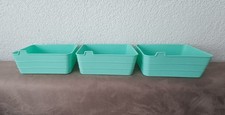 Produktbild - Flexible Aufbewahrungsboxen 3 Stück türkis mint