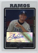 2005 Topps Chrome Update & Highlights Cesar Ramos #UH236 Auto 1nr3
