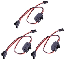 3Pack JR Style 3 Way Power on off Switches RC Switch Receiver for RC Car Truck