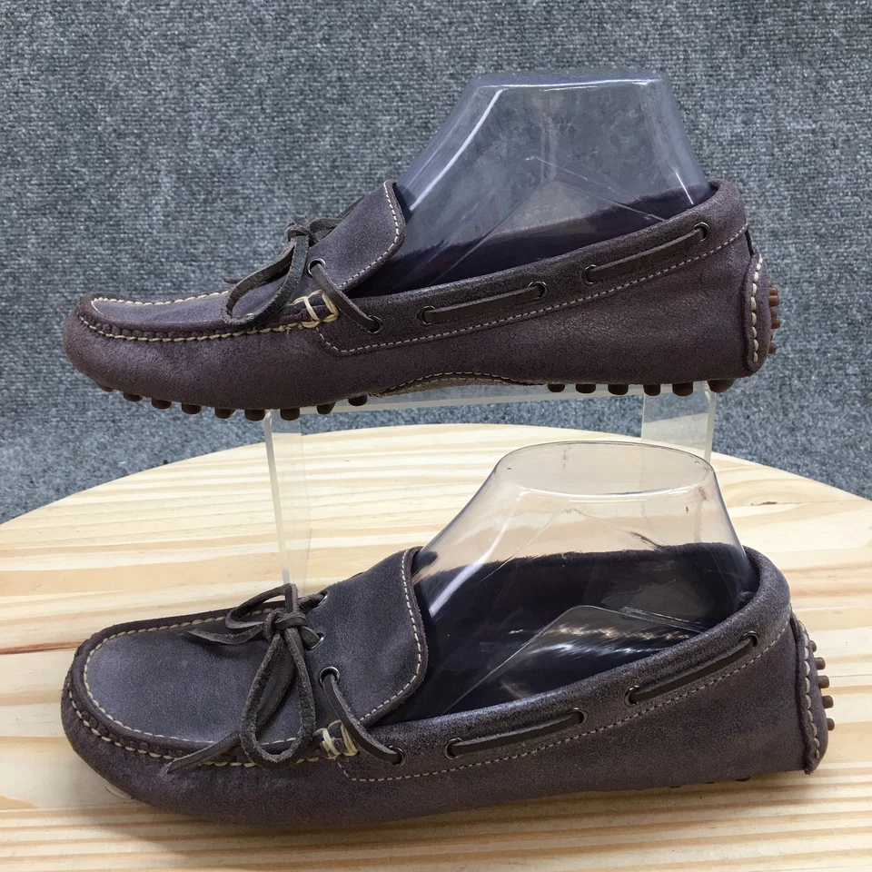 Cole Haan Shoes Mens 8 M Moccasin Flats Purple Leather Moc Toe Low Bow C10552 - Image 2 of 4