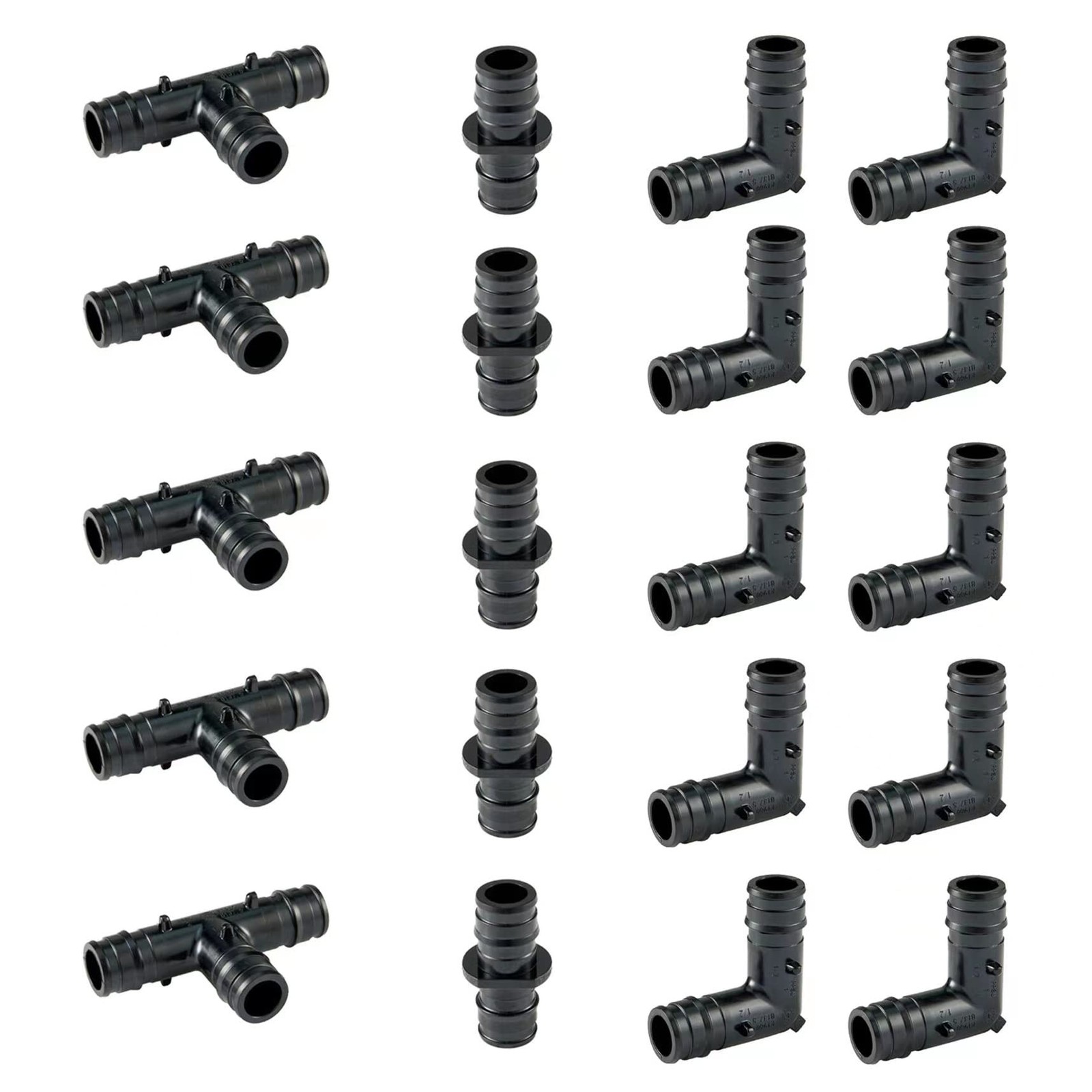 20 PCS 1/2" Poly PPSU PEX A Expansion Fitting Bundle Connector