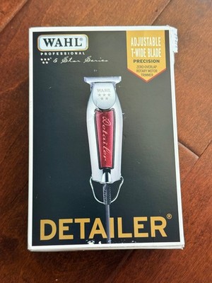 WAHL PROFESSIONAL  5 STAR DETAILER  ADJUSTABLE EXTRA WIDE T BLADE TRIMMER